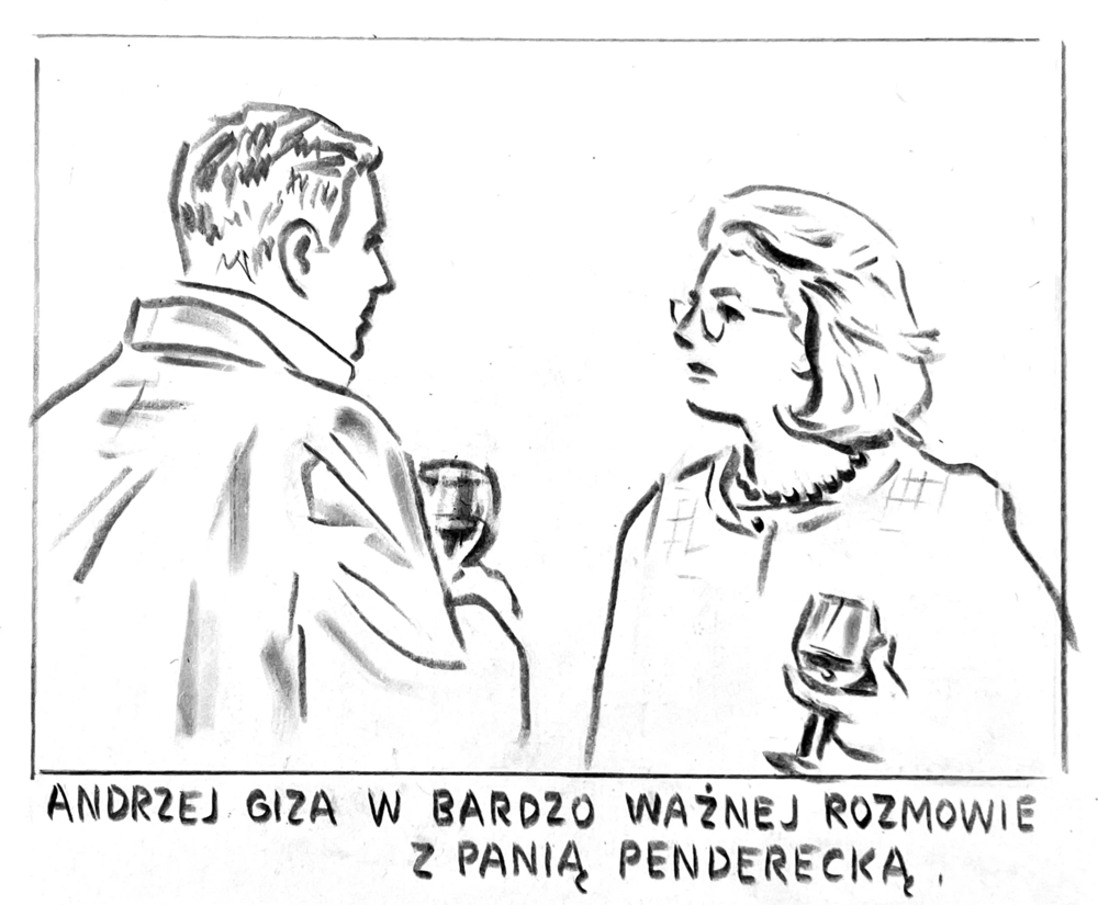 Elżbieta Penderecka i Andrzej Giza